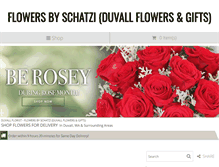 Tablet Screenshot of duvallflowers.net